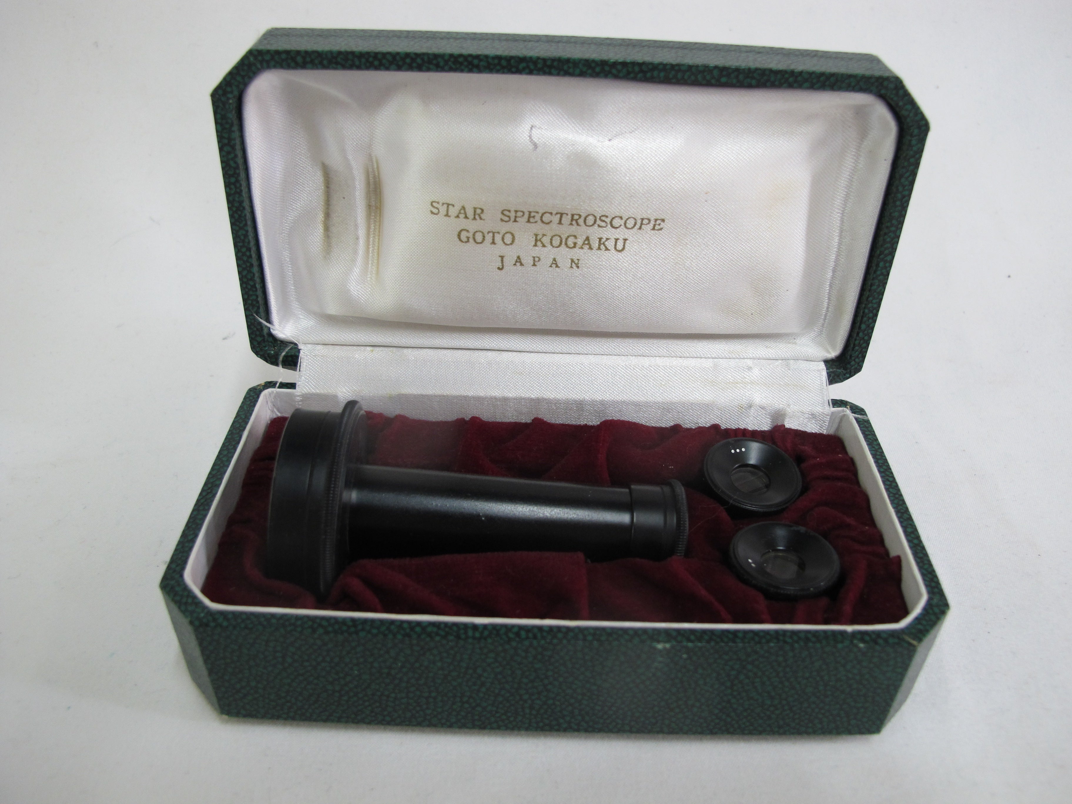 Vintage GOTO KOGAKU Japane Star SPECTROSCOPE For Telescope Mount in Ca ...